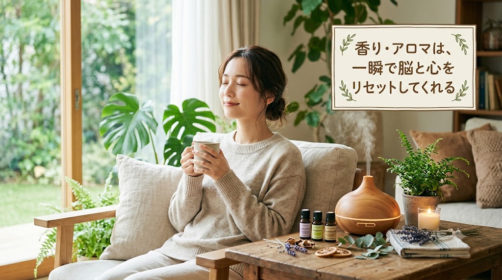アロマ脳と心をリフレッシュエッセンシャルオイル(精油)