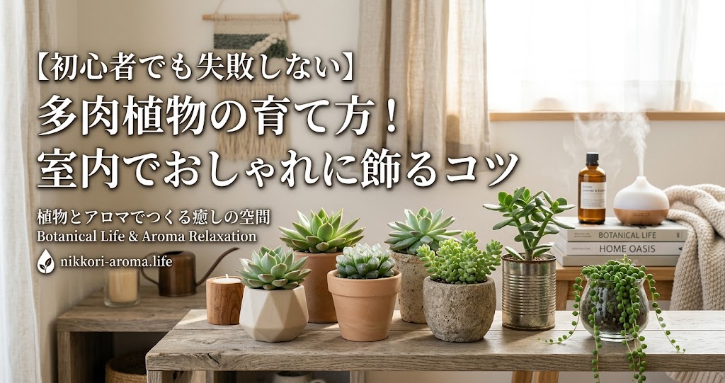 初心者失敗しない多肉植物