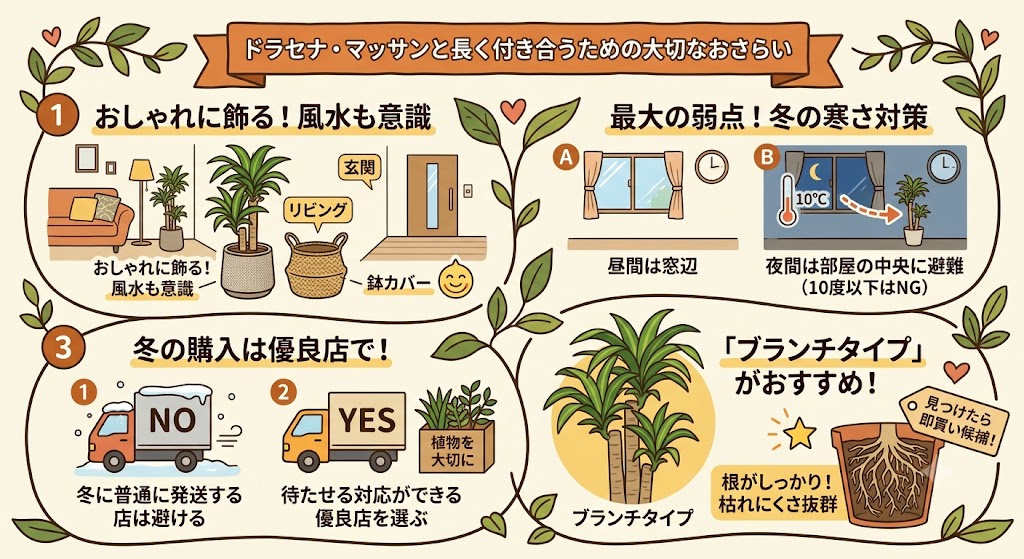 ドラセナマッサン幸福の木と上手に付き合うには